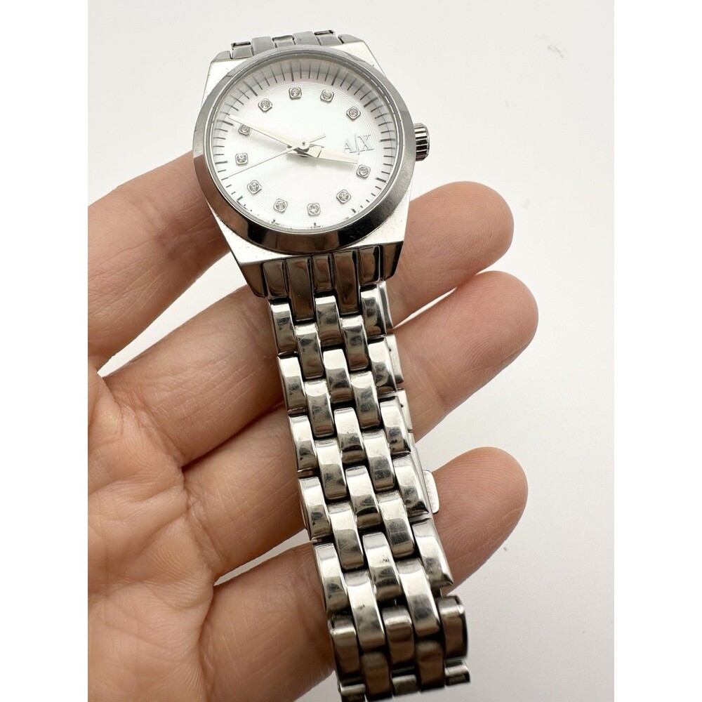 Armani Exchange AX5330 Miss Jackson MOP Dial Stainless Steel Women's Watch 6” - Picture 3 of 7